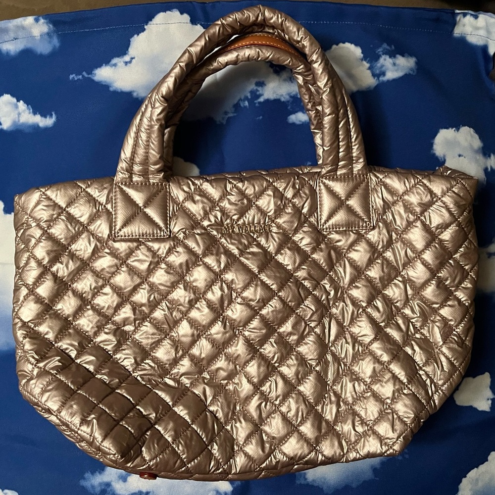 GUC MZ Wallace Small Metro Tote in Rose Gold
